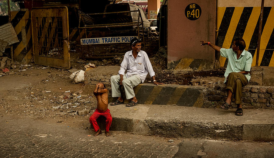 Mumbai Traffic Photograph by M G Whittingham