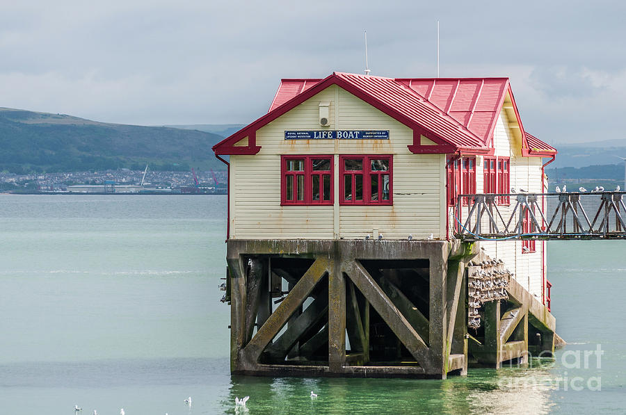 Mumbles Lifeboat House Photograph by Steve Purnell