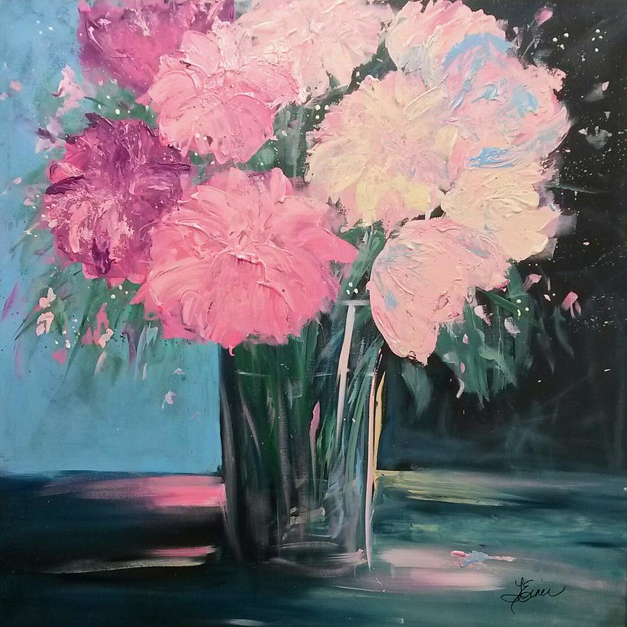 Mums the Word Painting by Terri Einer