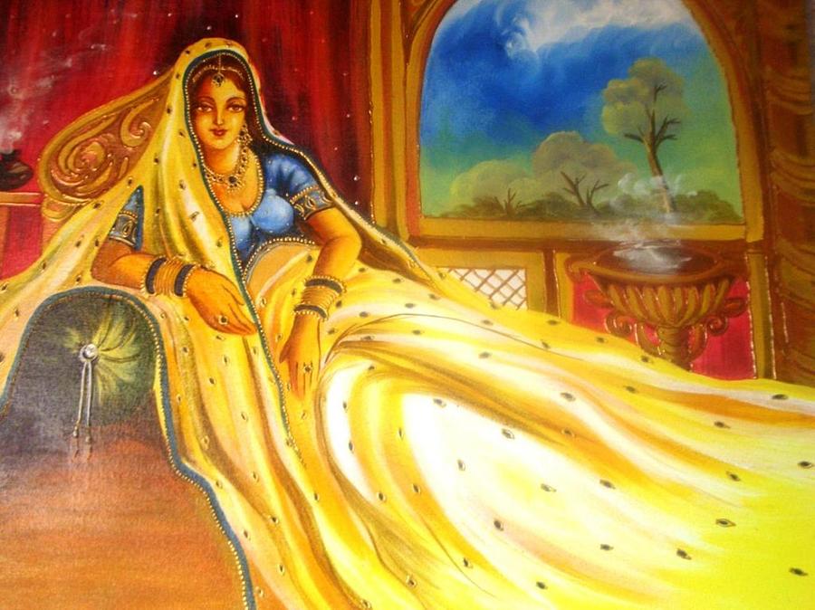 Mumtaz Mahal wife of Shah Jahan Painting by Xafira Mendonsa | Fine Art