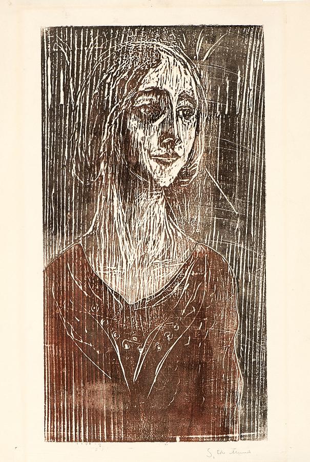 Munch, Edvard 1863-1944 Birgitte III 1930 Painting by Celestial Images