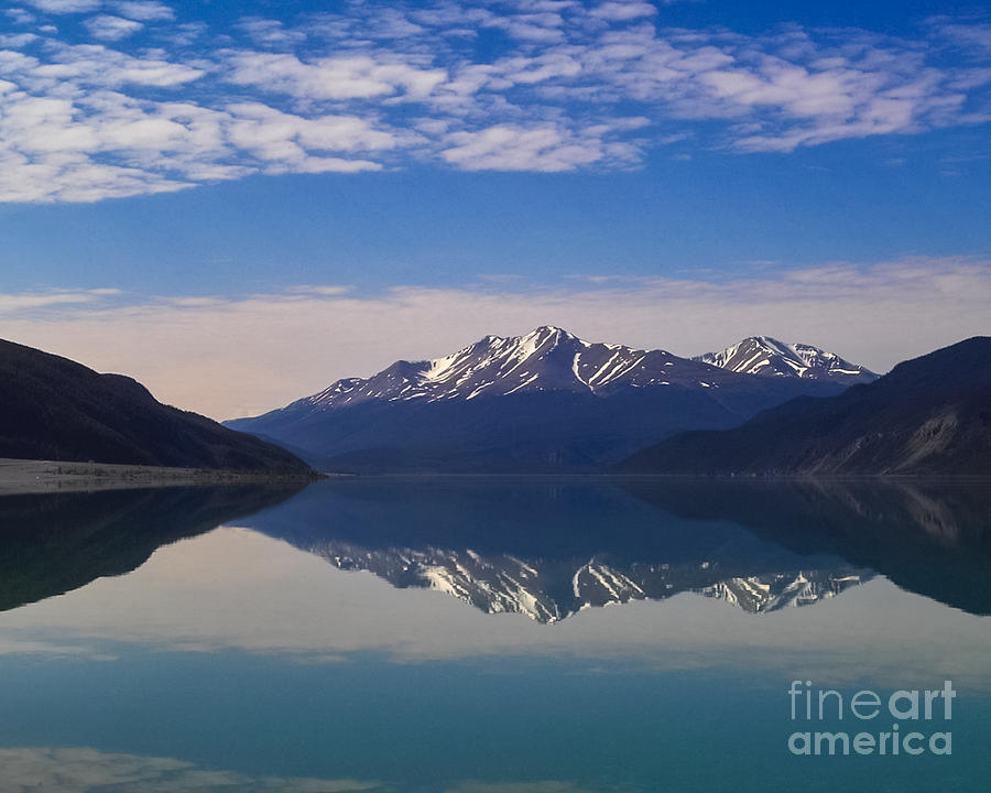 Muncho Lake Reflection British Columbia Canada Photograph