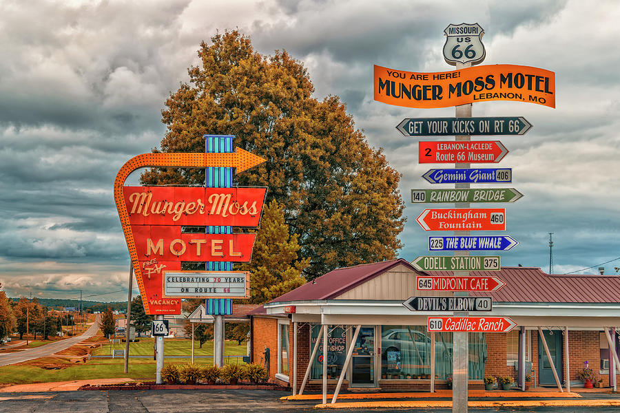 Munger Moss Motel Route 66 Missouri -- 7R2_DSC1370_16-10-05 Photograph by Greg Kluempers