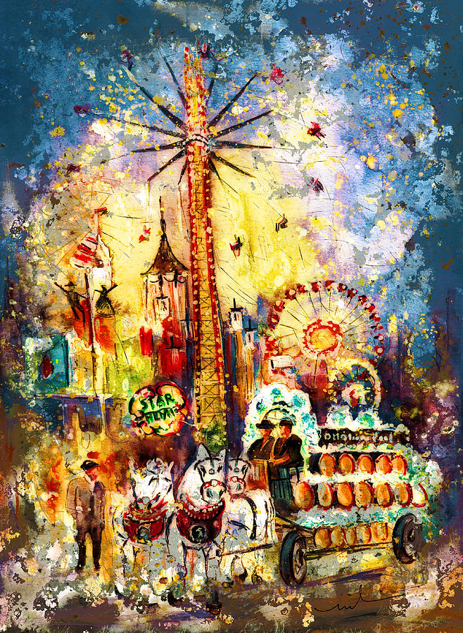 Munich Authentic Madness Painting by Miki De Goodaboom