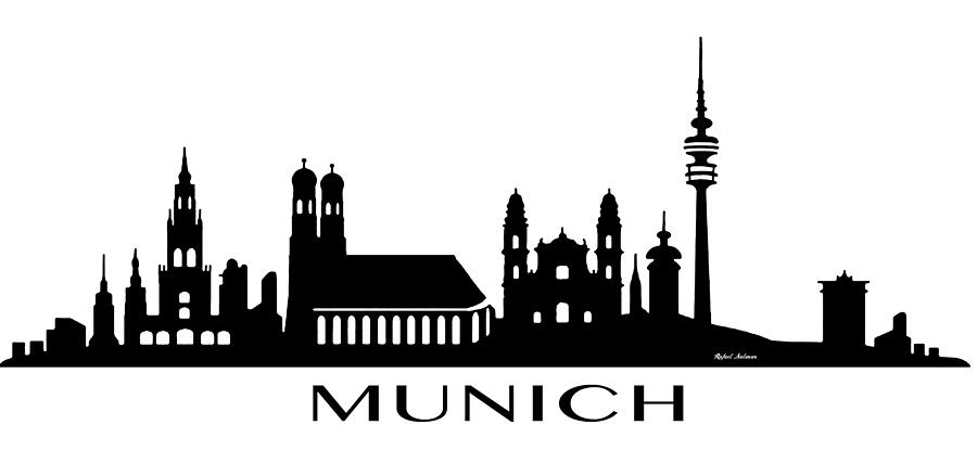 Munich Digital Art by Rafael Salazar