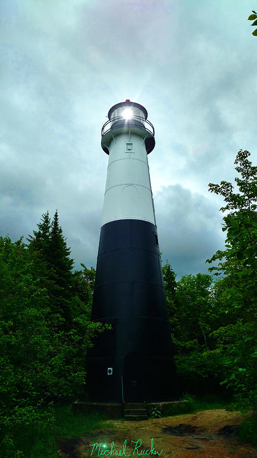 Munising Point Lighthouse Photograph by Michael Rucker