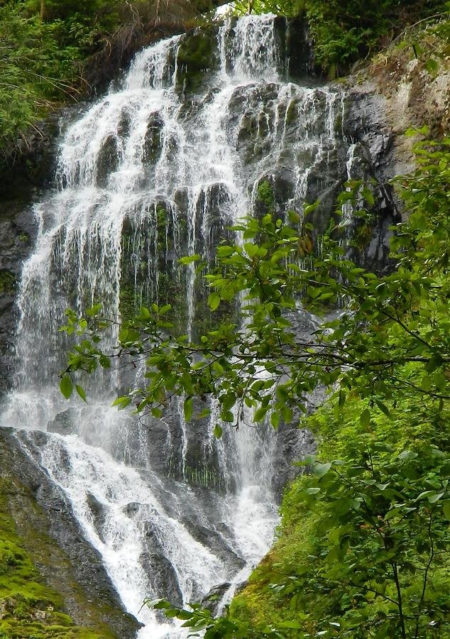 Munson Creek Falls Zoomed In  Photograph by Gallery Of Hope 