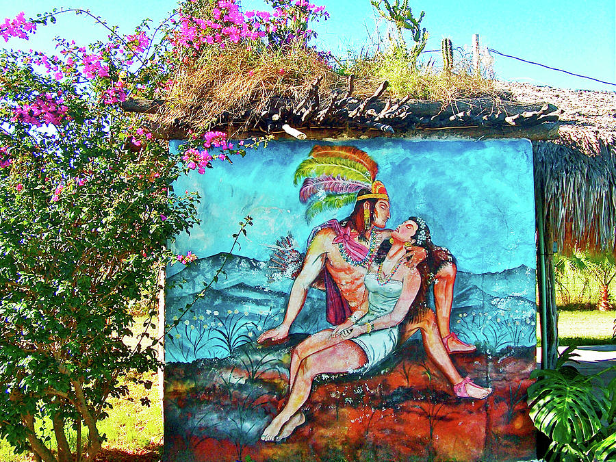 Mexico Photograph - Mural on Restroom in El Fuerte Campground in Sinaloa, Mexico by Ruth Hager
