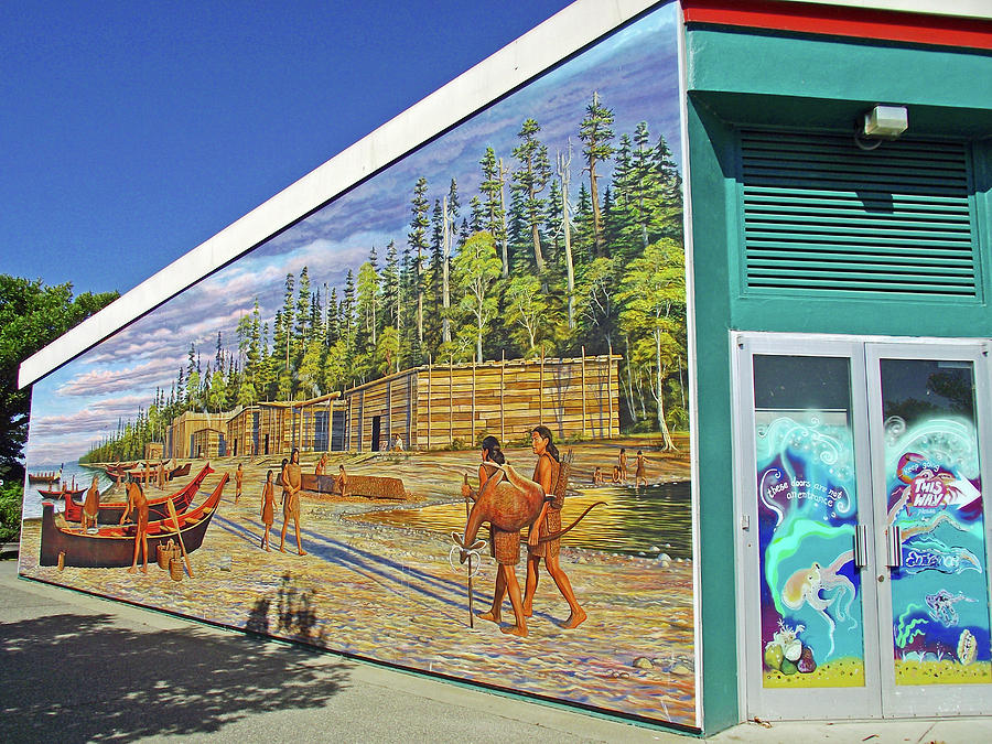  Mural on Side of Feiro Marine Life Center on Port Angeles Waterfront, Washingto Photograph by Ruth Hager