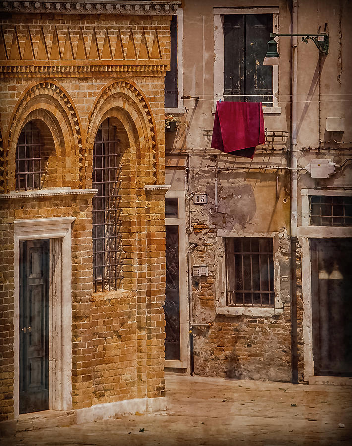 Murano, Italy - Out to Dry Photograph by Mark Forte