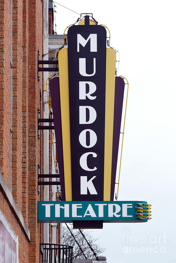 Murdock Theatre Sign Photograph by Catherine Sherman