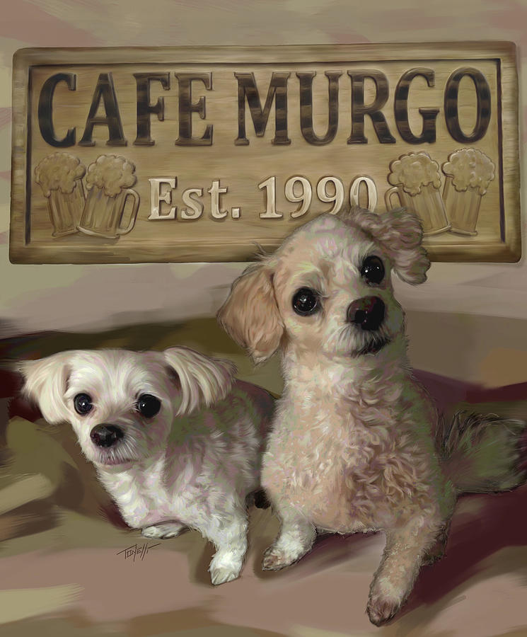 Murgo Dogs Painting by Mark Tonelli