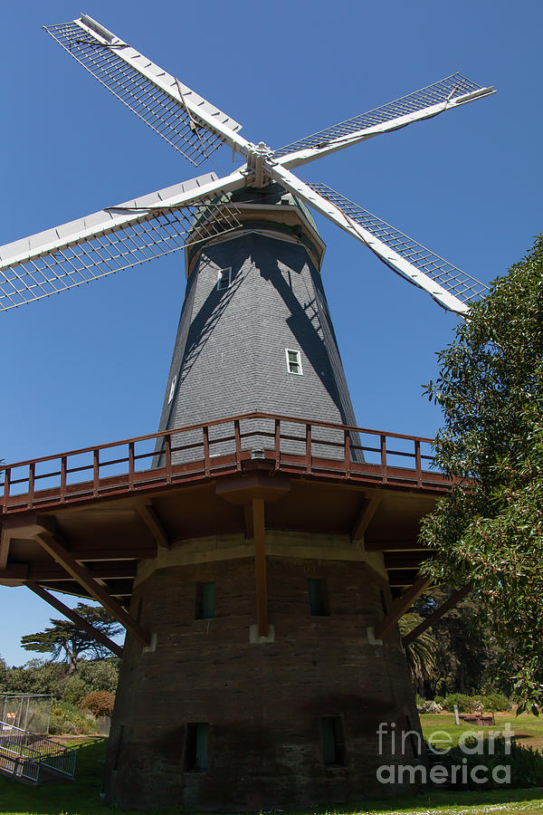 Murphy Windmill San Francisco Golden Gate Park San Francisco California ...