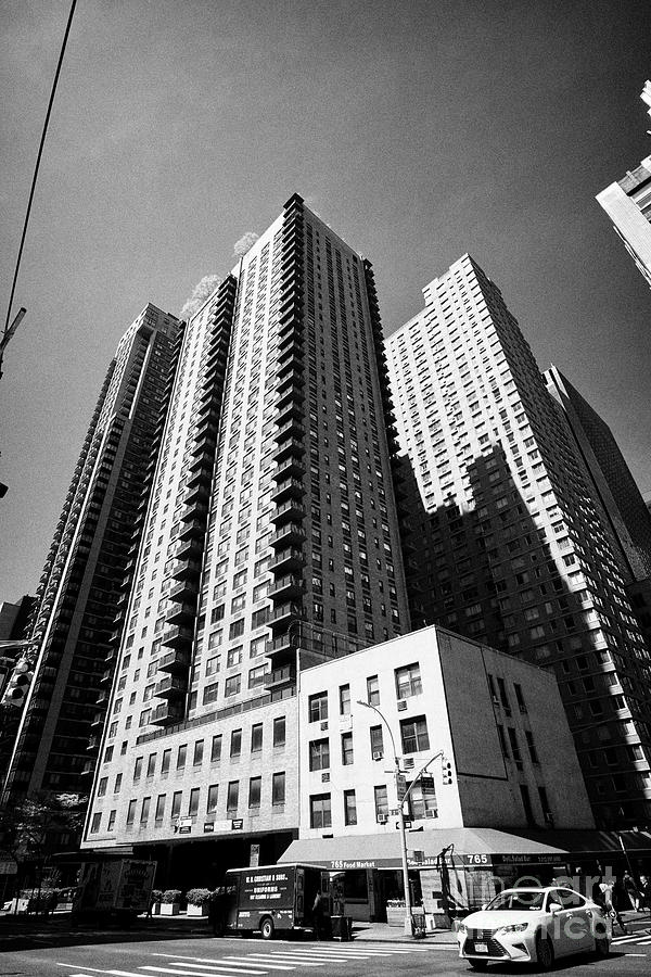 New York City Photograph - murray hill tower apartments and vanderbilt condominiums residential buildings New York City USA by Joe Fox