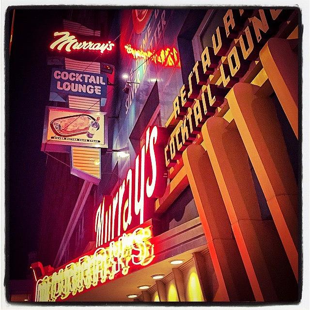 Sign Photograph - Murrays Super Amazing #neon #sign by Alexis Fleisig