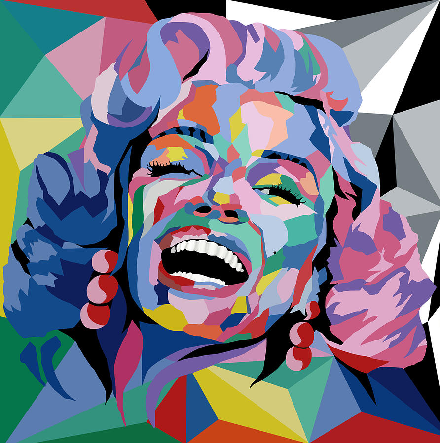 Musa Marilyn Painting by Luciano Pina - Fine Art America