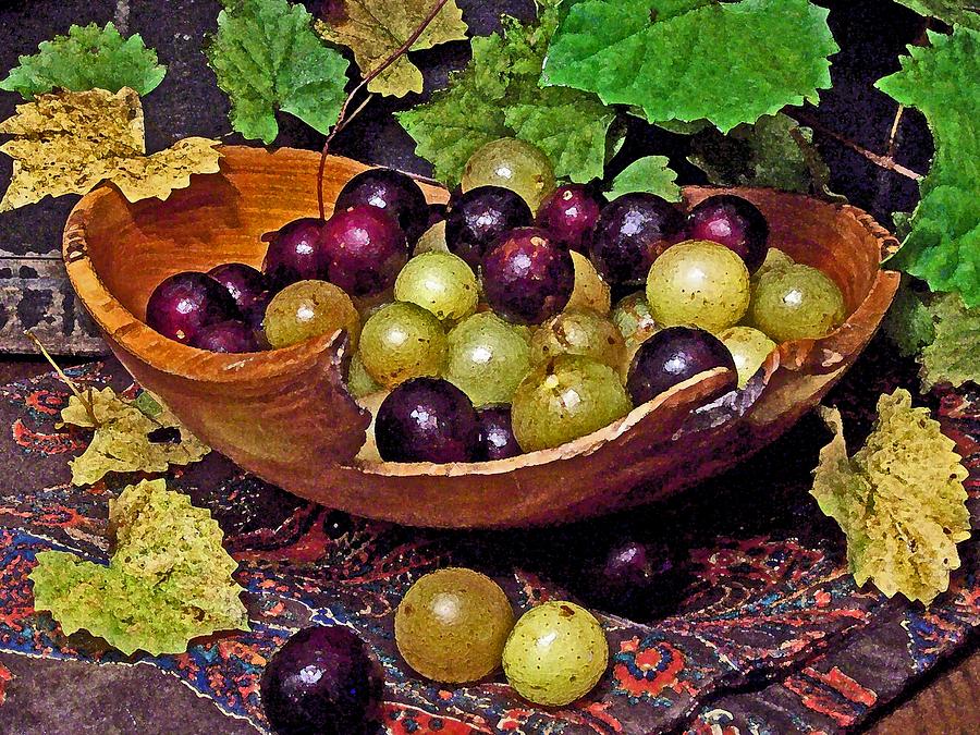 Muscadines And Scuppernongs Digital Art By Kerry Brown - Fine Art America