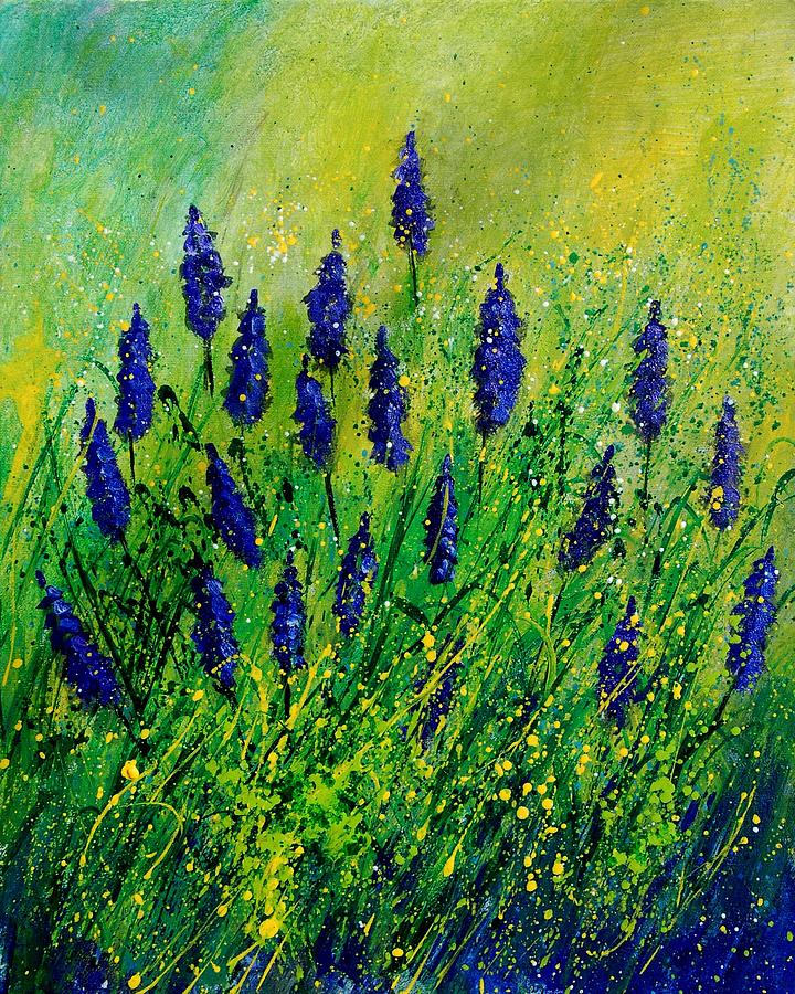 Flower Painting - Muscaris 4590 by Pol Ledent