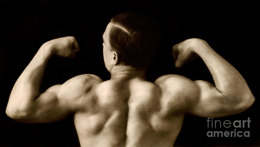 Muscle Man Photograph by Vintage Collectables