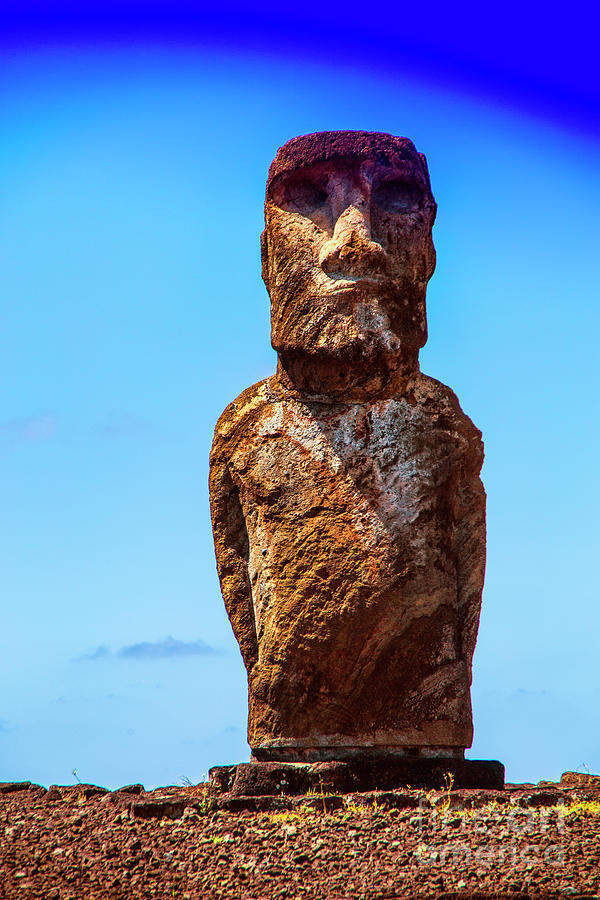 Muscle Moai Photograph by Rick Bragan