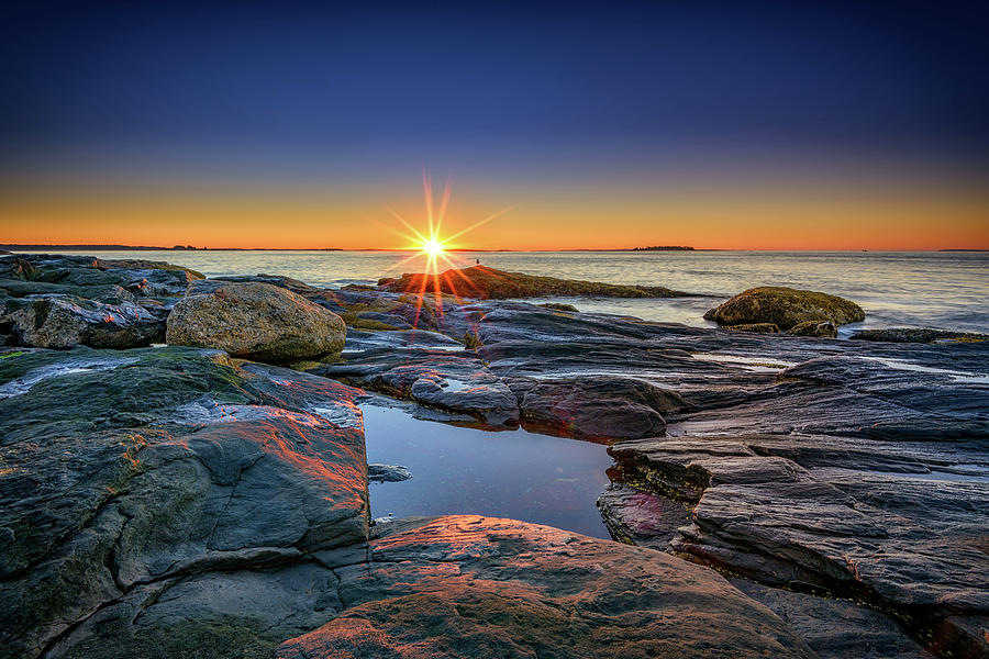 Sunrise Photograph - Muscongus Bay Sunrise by Rick Berk