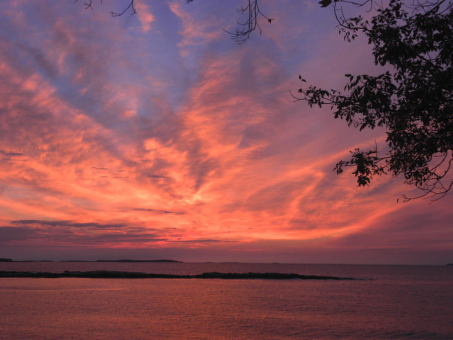 Muscongus Sound Sunrise Photograph by Scott W White
