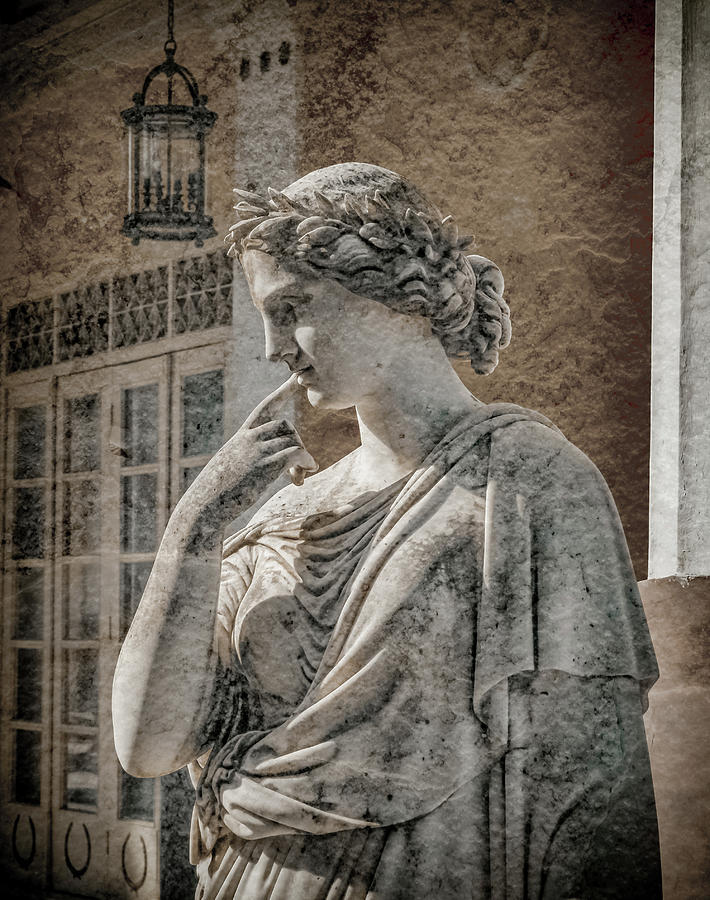 Achilleion, Corfu, Greece - The Muse Caliope Photograph by Mark Forte