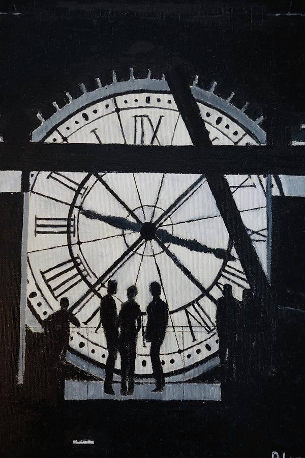 Museum d'Orsay Clock Painting by Rauno Joks | Fine Art America