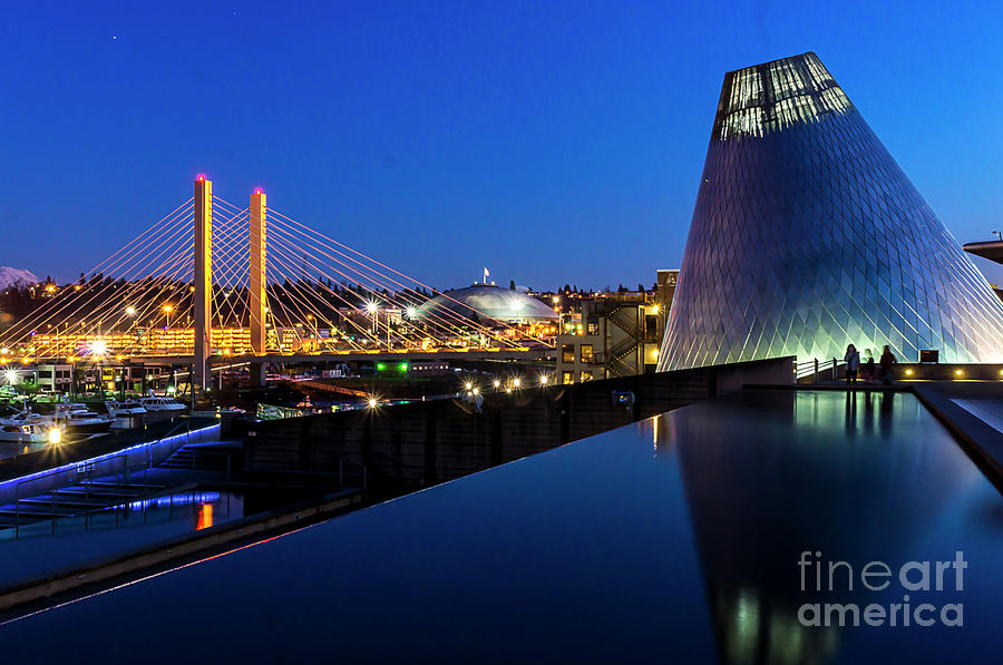 Museum of glass at blue hour Photograph by Sal Ahmed