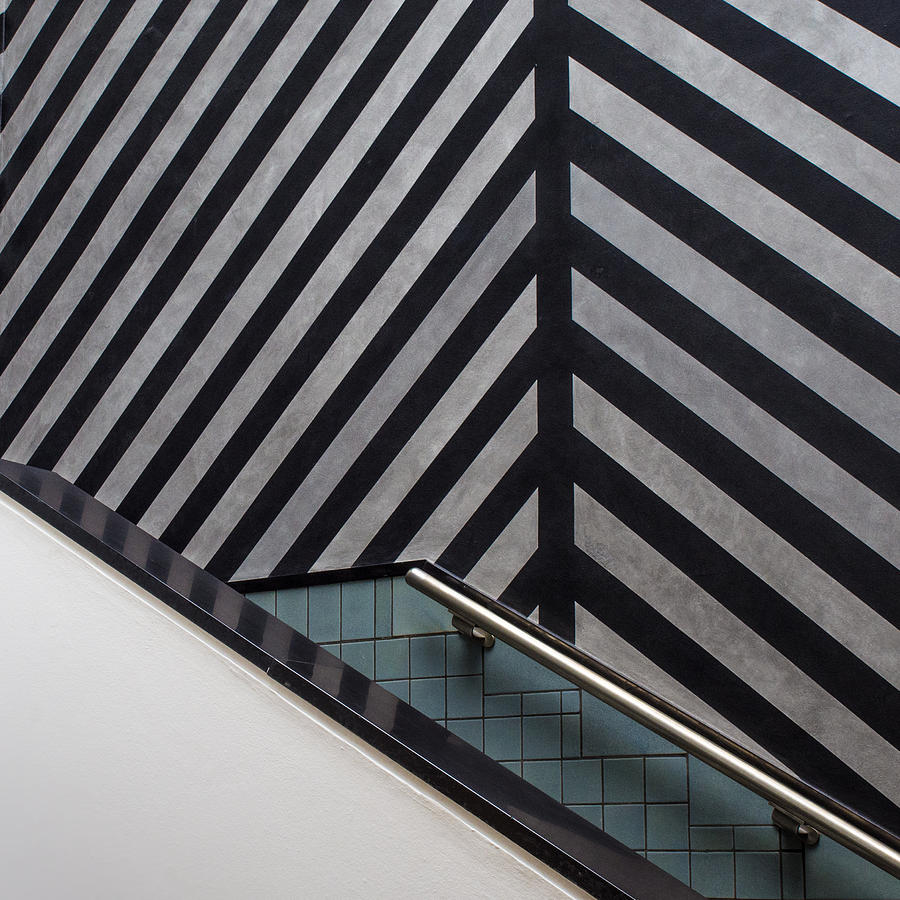 Architecture Photograph - Museum Staircase by Luc Vangindertael