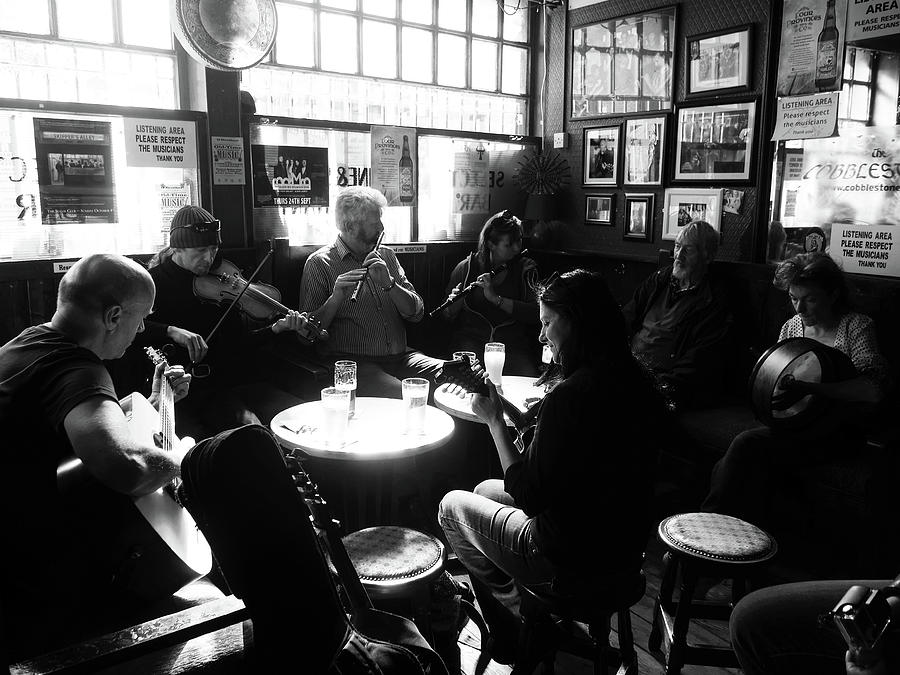Music and Guinness  Photograph by Lexa Harpell