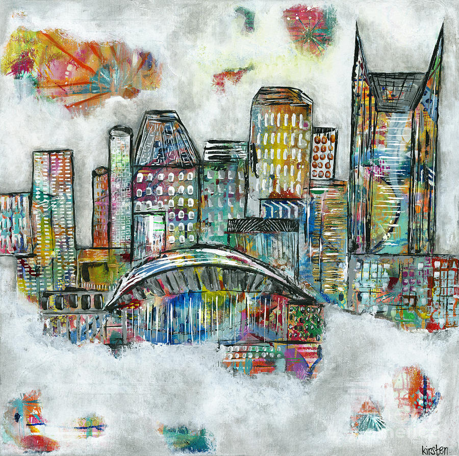 Music City Dreams Painting by Kirsten Koza Reed