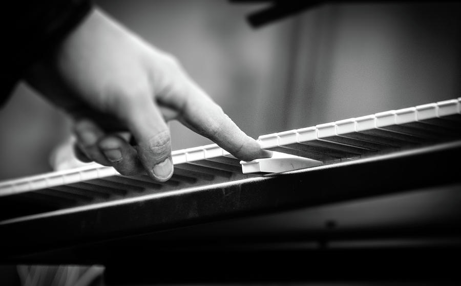 Music in black and white Photograph by AM FineArtPrints