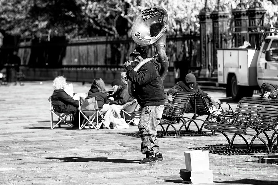 Music in Jackson Square New Orleans Photograph by John Rizzuto