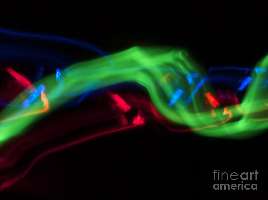 Spectral Photograph - Music in Motion by Xn Tyler