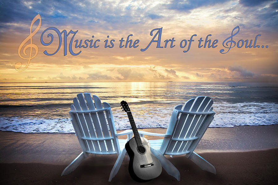 Music is the Art of the Soul Photograph by Debra and Dave Vanderlaan