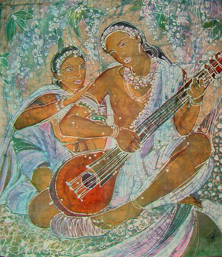 Impressionism Painting - Music of love by Chagorova Tatjana
