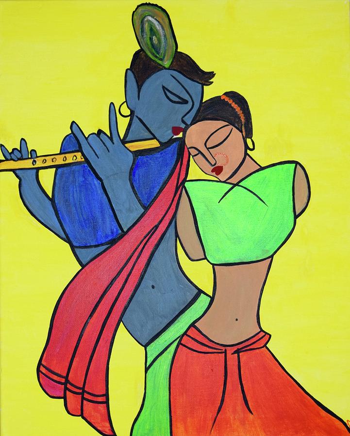 Music Painting - Music of the Heart by Surbhi Grover