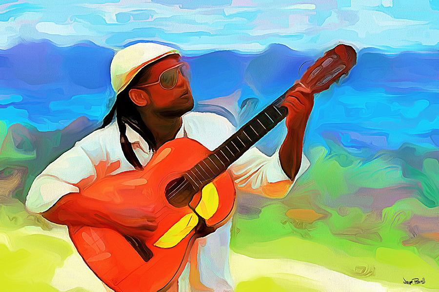 Music On The Sands Painting by Wayne Pascall