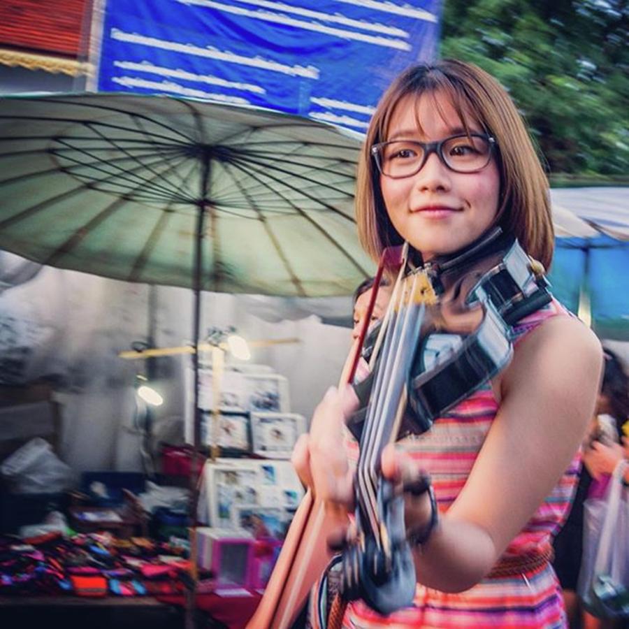 Music Photograph - Music On The Streets, Chiang Mai by Aleck Cartwright