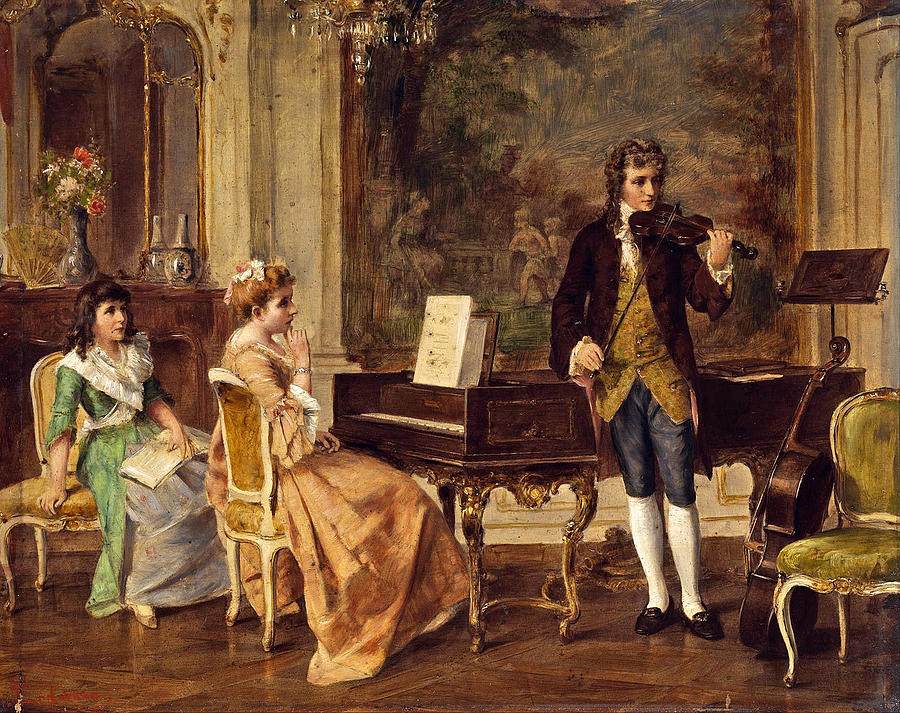 Music Painting by Otto Wilhelm Erdmann