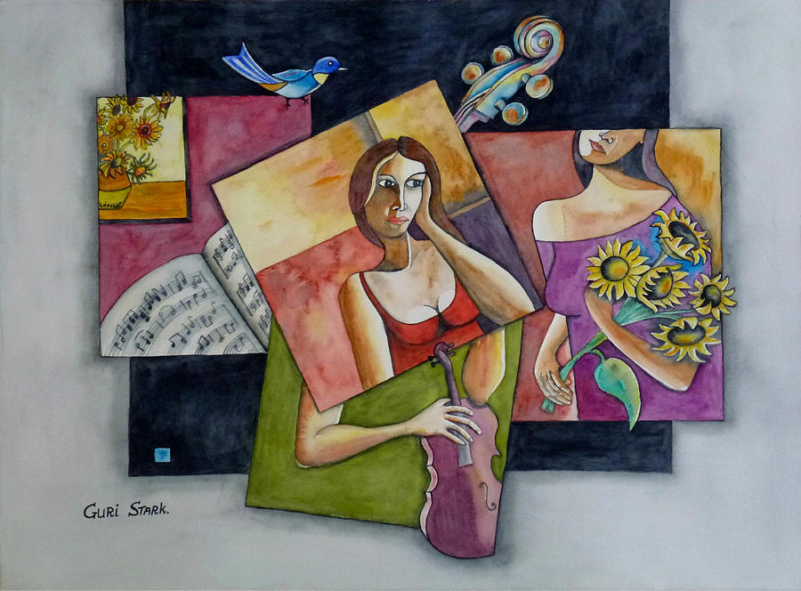 Music Pieces Painting