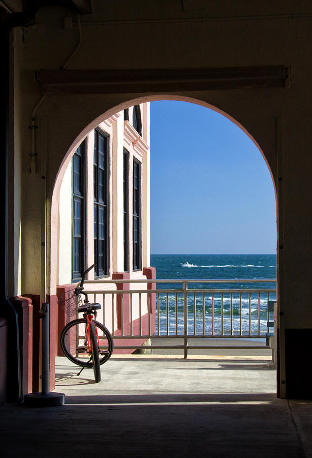 Music Pier Doorway View Photograph by Carolyn Derstine