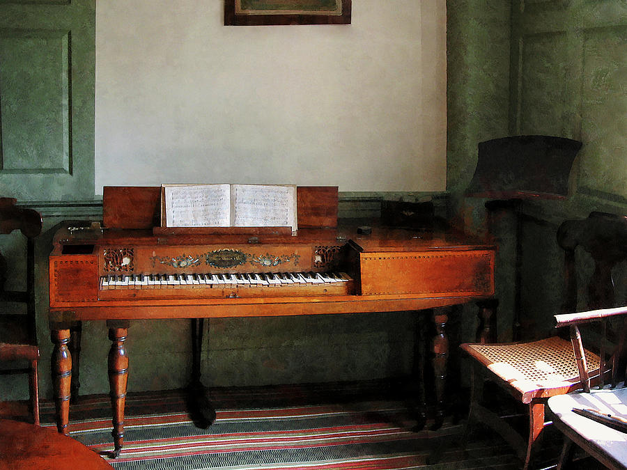 Music Room With Piano Photograph by Susan Savad