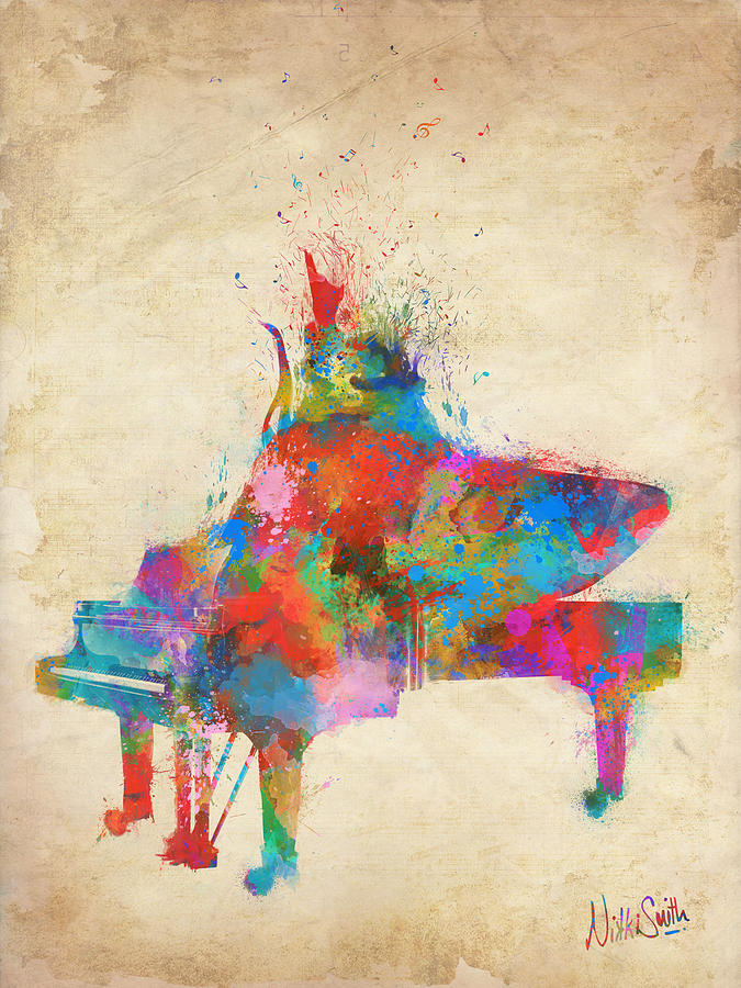 Music Digital Art - Music Strikes Fire from the Heart by Nikki Marie Smith
