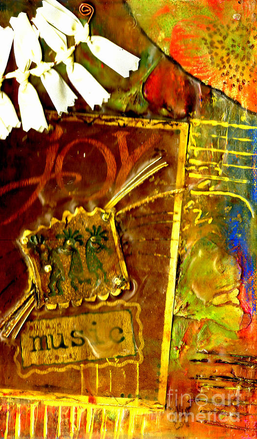 Music to My Soul Mixed Media by Angela L Walker