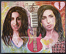 Musical Amy  Painting by Sam Shaker