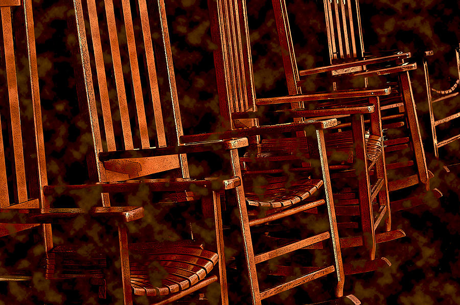 Furniture Photograph - Musical Chairs by Lynda Lehmann
