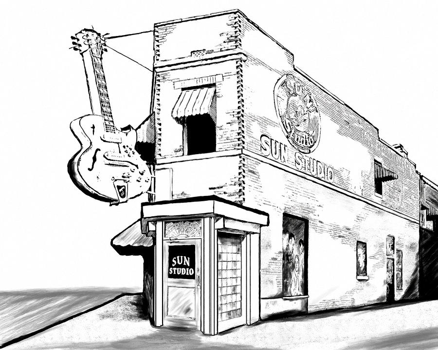 Musical History of Memphis Mixed Media by Mark Tisdale