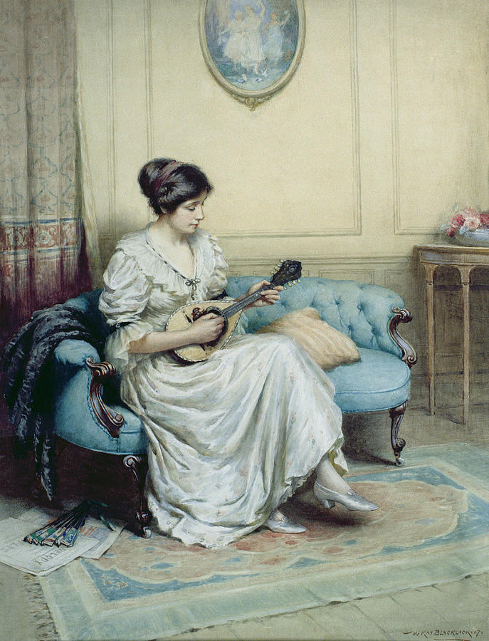 Music Painting - Musical interlude by William Kay Blacklock